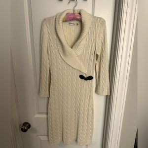 Calvin Klein Cable Knit Sweater Dress